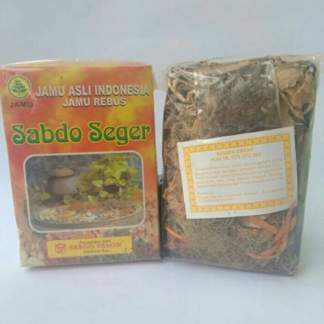 

Jamu Rebus Bersih Darah Sabdo Seger Sabdo Palon