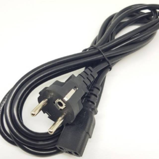 Kabel Power CPU PC NOTEBOOK PARTNER Komputer Monitor Ke Listrik 1.8M