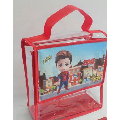 Tas Souvenir / jinjing Mika pakai Selempang / Custom goodiebag / Goodiebag / Tas Ultah-1