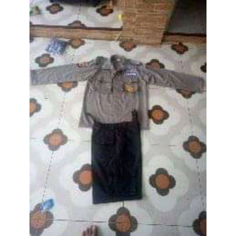 seragam pdl coklat polisi