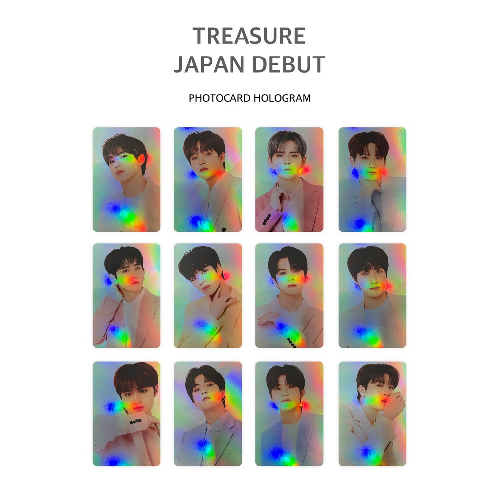 Photocard Hologram Treasure Japan Debut