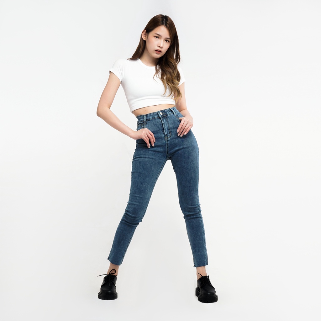 VIERLIN - Jeans 8833 - HW SKINNY POLOS BASIC IMPORT