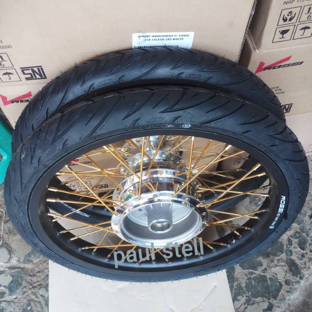Velg vixion old new paketan full set ban