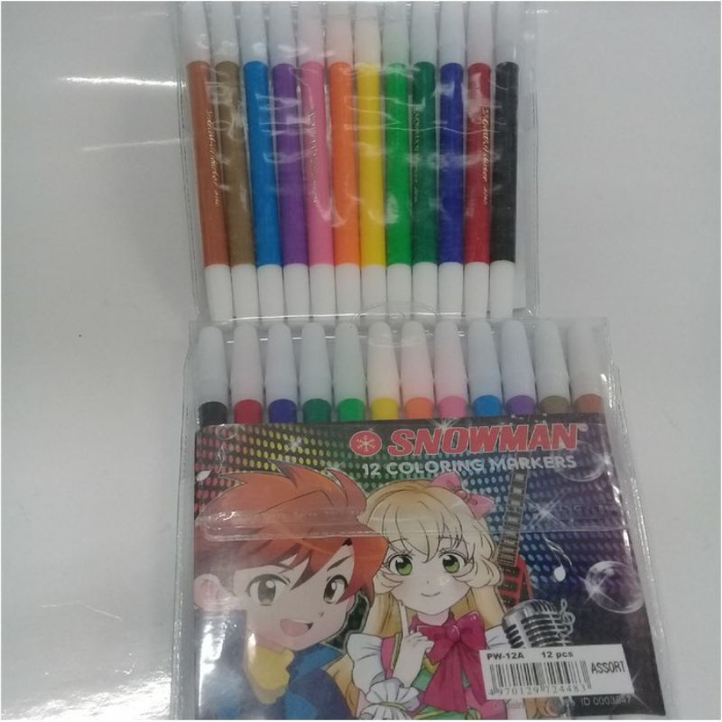 

Spidol Snowman 12 warna