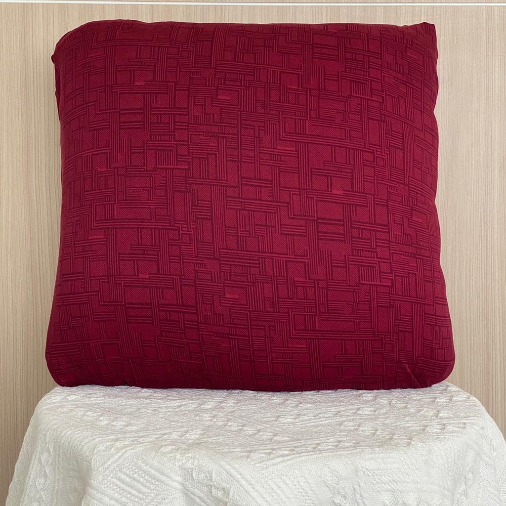 Sarung Bantal Sofa Kursi / Pillow Cover / Spandex / Lembut / Elastis / Grid