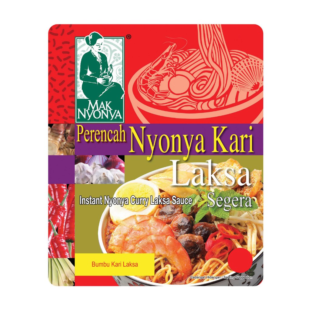 

Bumbu Mak Nyonya Nyonya Kari Laksa 100 or - Nyonya Curry