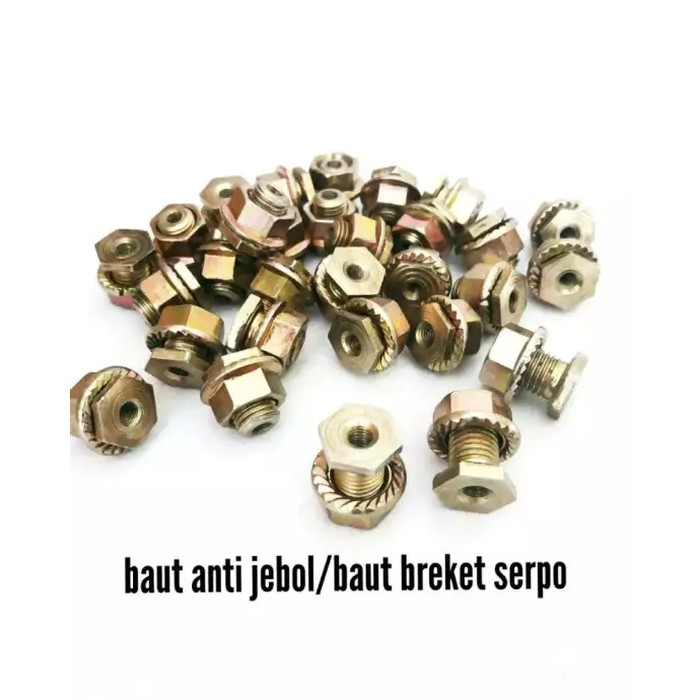 baut mur well nut anti jebol Visor / Windshield nmax /bracket nmax