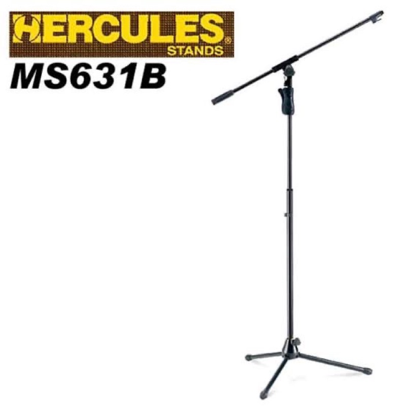 stand mic hercules ms 631 b original .  stand mic hercules ms631b original