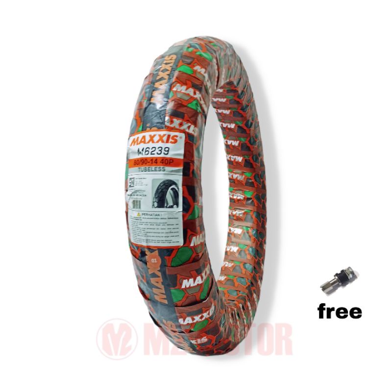 MAXXIS M6239 80/90-14 TUBELESS