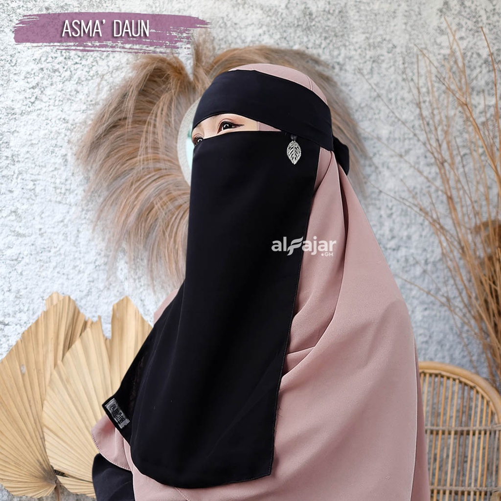 CADAR NIQOB ASMA CANTIK Dua Layer Sifon Silky by Alfajar