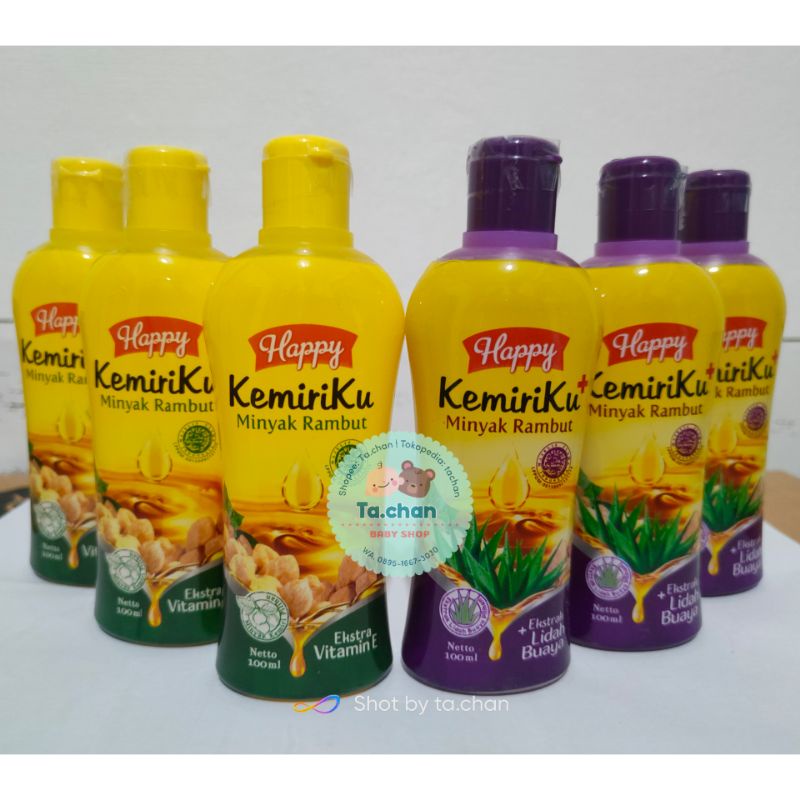 Happy KemiriKu minyak rambut 100ml