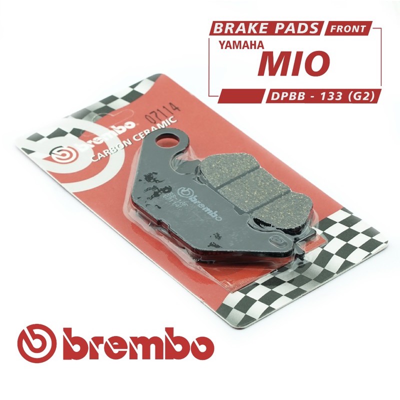 Brakepad / kampas rem BREMBO YAMAHA MIO (kaliper depan standar)