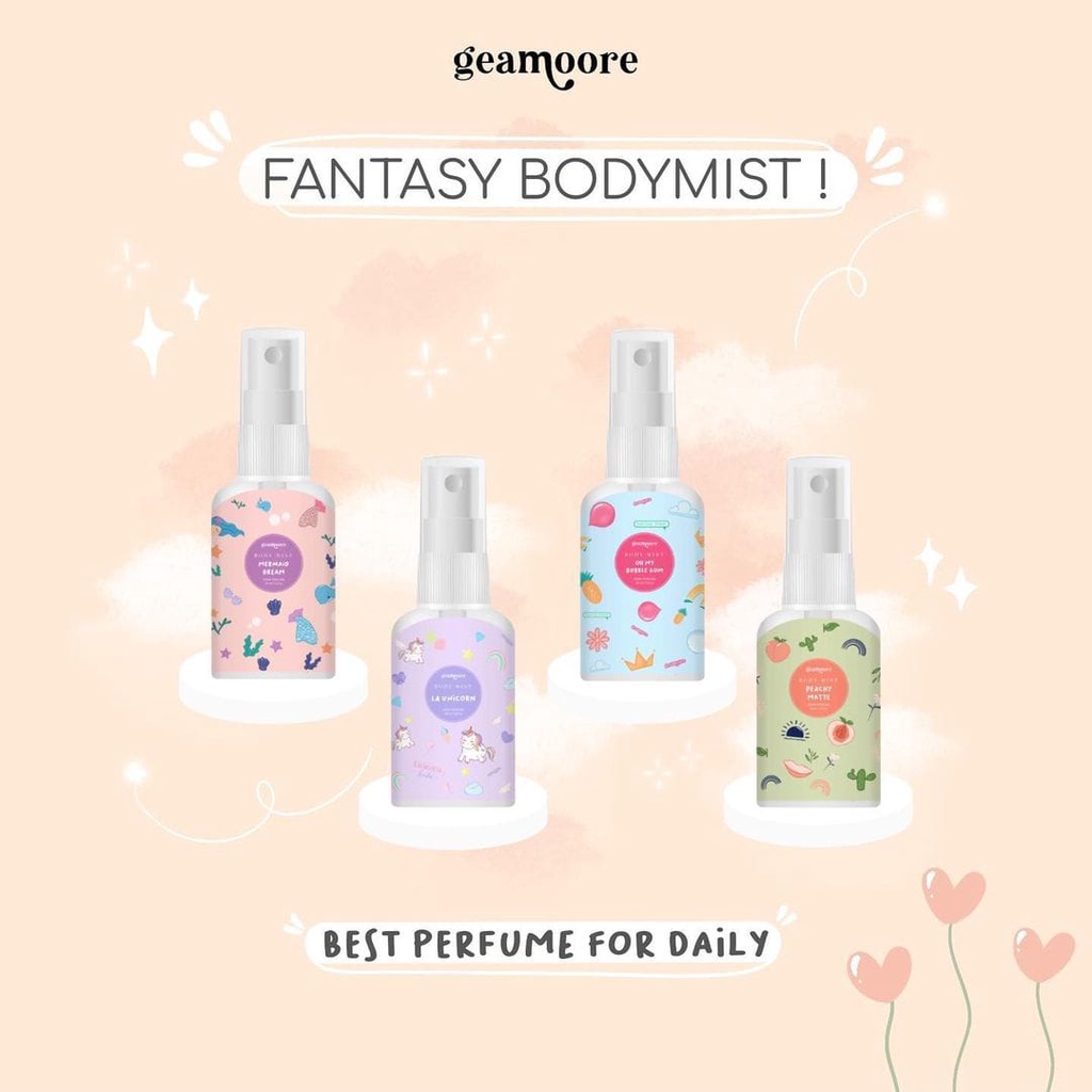 Geamoore Body mist 30ml Original BPOM