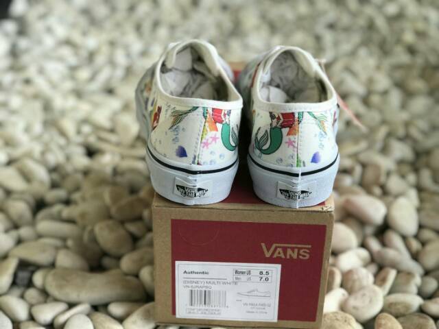 VANS AUTHENTIC DISNEY MULTI WHITE SNEAKERS CEWEK PREMIUM BNIB