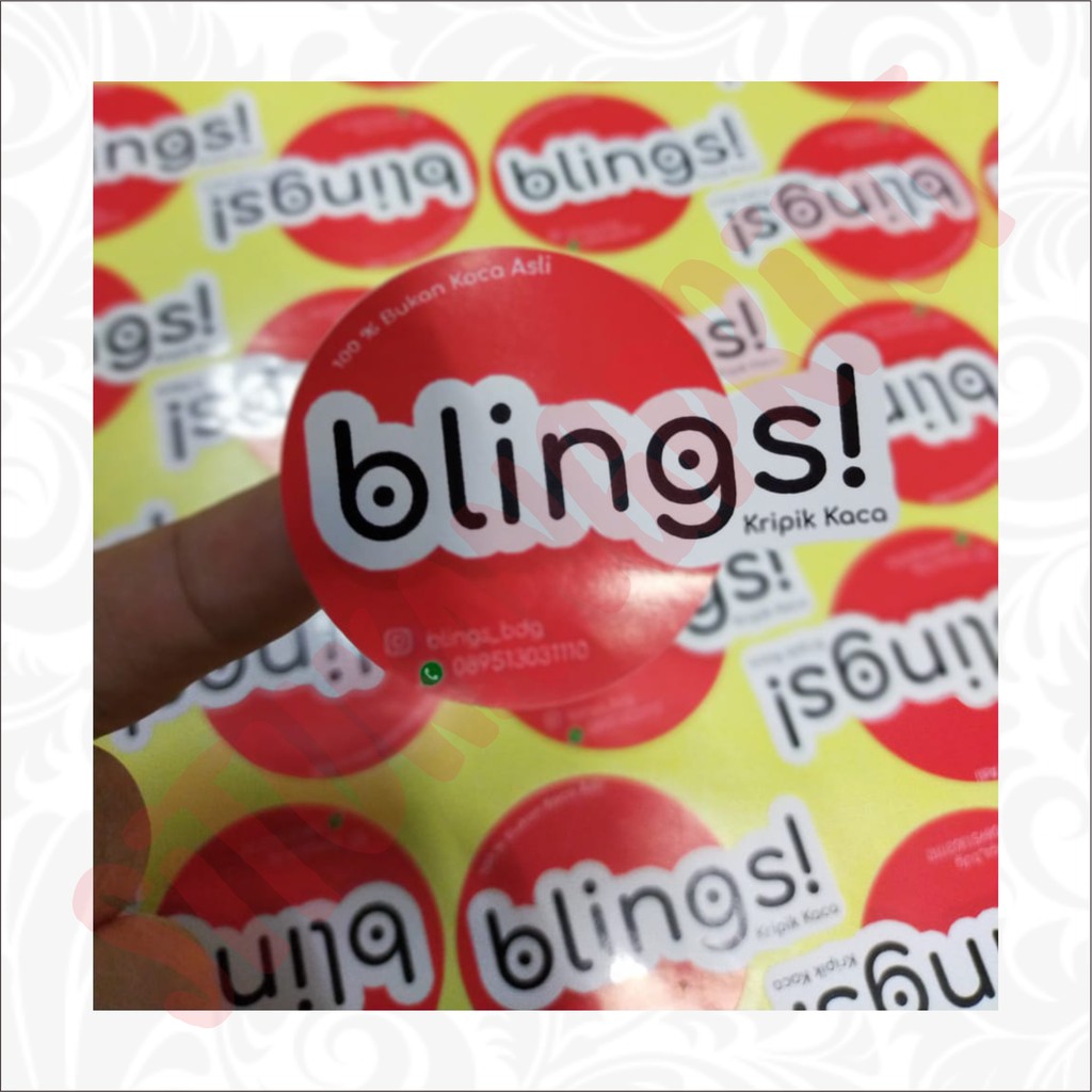 

Stiker Label kemasan Cromo paket 1000pcs Tahan air (Gratis Desain)