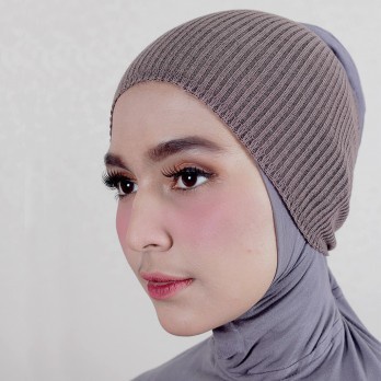 TERLARIS!! Dalaman Ciput Bandana Rajut Pemium Strech Polos Anti Pusing / Inner hijab Premium Terbaru