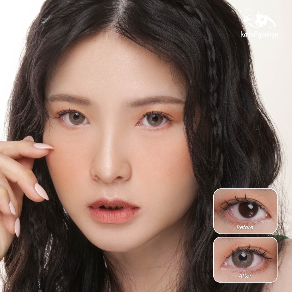 KawaiGankyu Softlens - Voxie Orion Hazel (1botol)