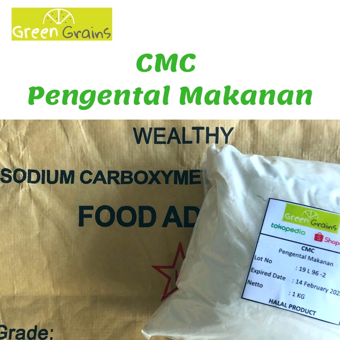 

Pengental Makanan CMC 1 KG ex. Wealthy China HALAL MUI