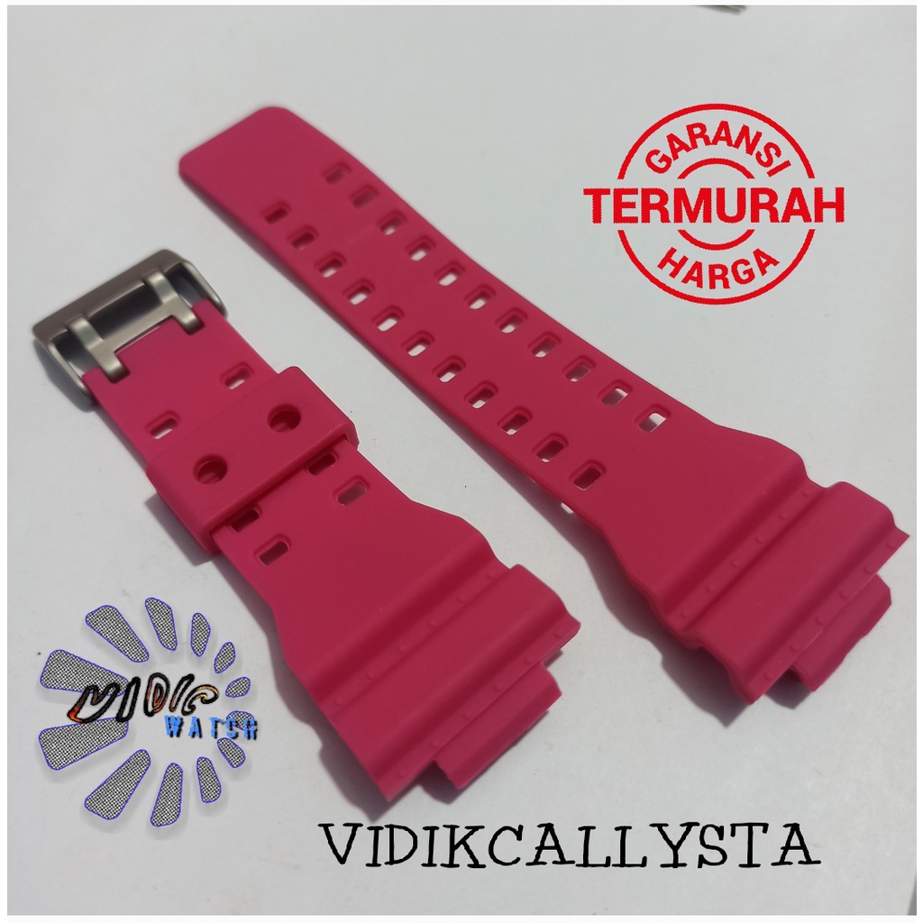 STRAP CASIO  / TALI CASIO GSHOCK GA GAC GD GDF 100 110 120 300 100C G GD GR GW 8900 PREMIUM PINK