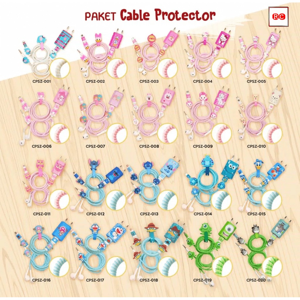 Pelindung Kabel Spiral iPhone & Android (CHARGER & HEADSET)
