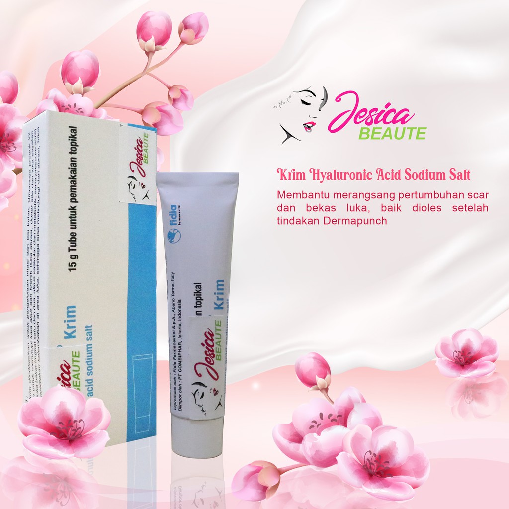 Cream Hyaluronic Acid Sodium Salt Jesica Beaute - 15 g