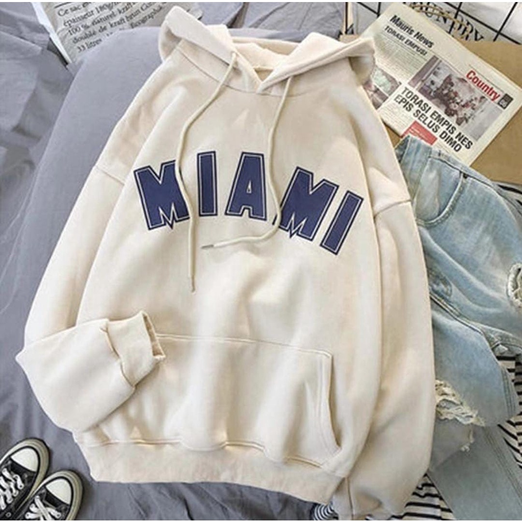 Hoodie MIAMII Outwear Wanita terbaru Switer anak Remaja Dewasa