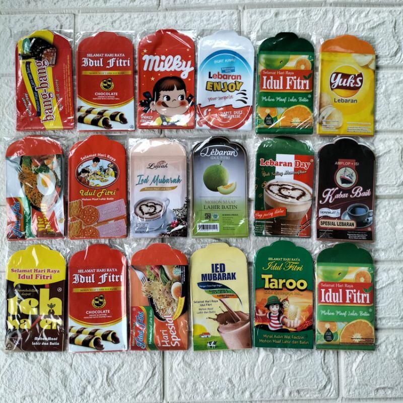 

Amplop Lebaran Karakter Isi 10/Amplop Lebaran Snack Karakter