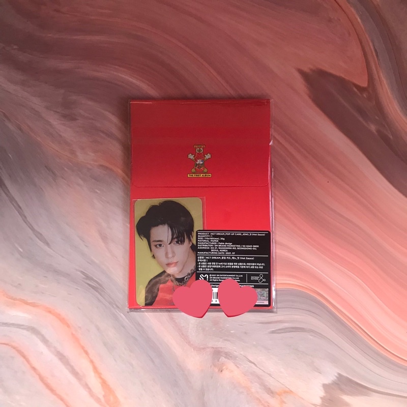 [READY] new sealed fullset pop up card jeno md era hot sauce