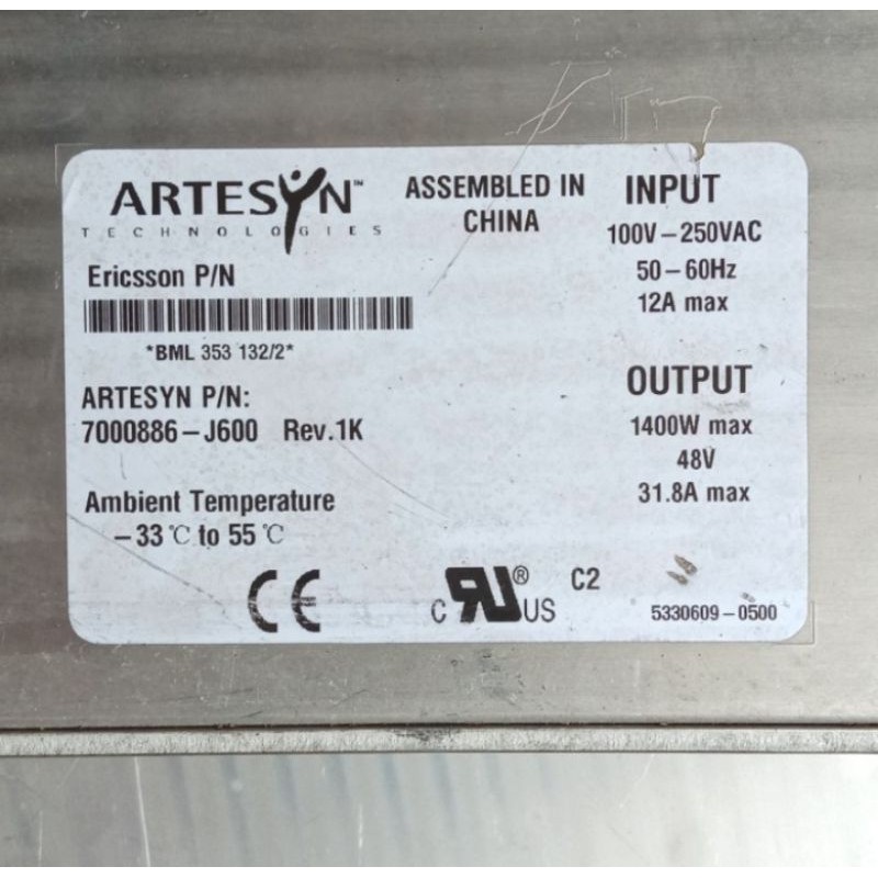 SMPS ARTESYN 48V 1400W