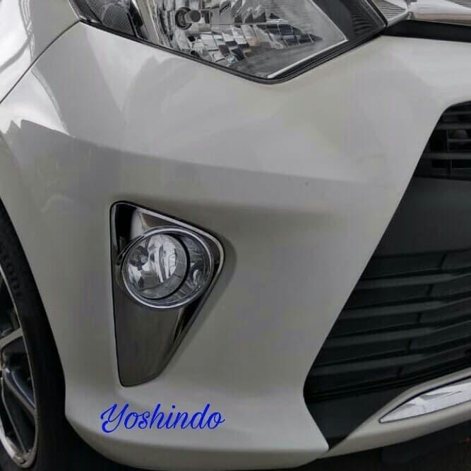 Cover Foglamp Toyota Calya 2016-2018 Chrome - KHAIRUN