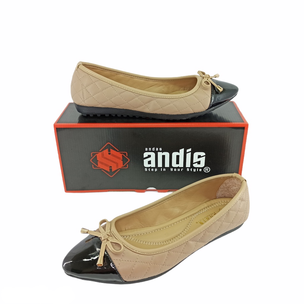 Sepatu Wanita Flatshoes Channel Pita Andis AN 17