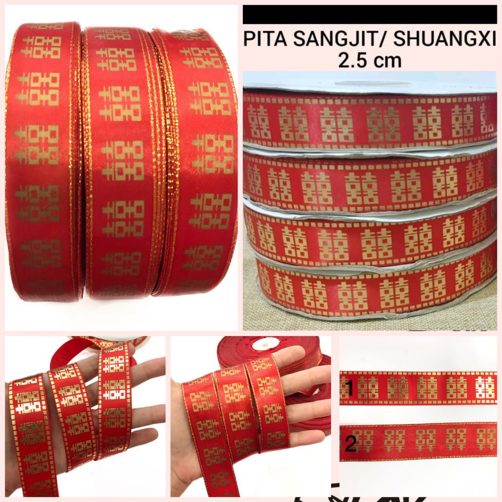 1 METER - 2.5 CM PITA SHUANGXI | PITA SANGJIT | PITA WEDDING