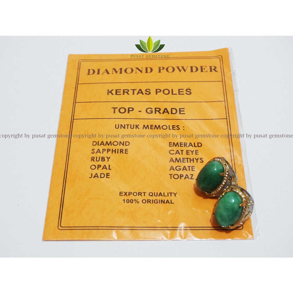 Kertas Poles Batu Akik Top Quality