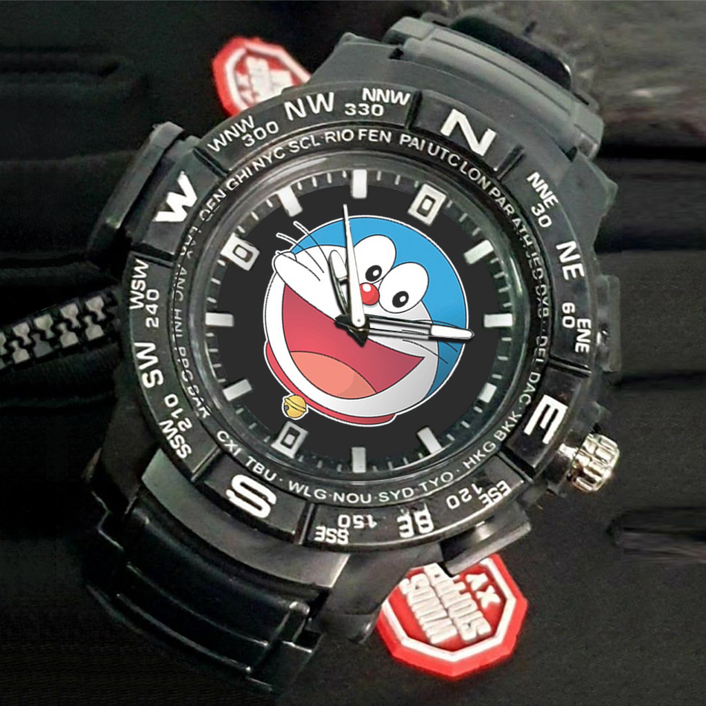 (EXCLUSIVE) Jam Tangan DORAEMON motif 4 Sport Bagus