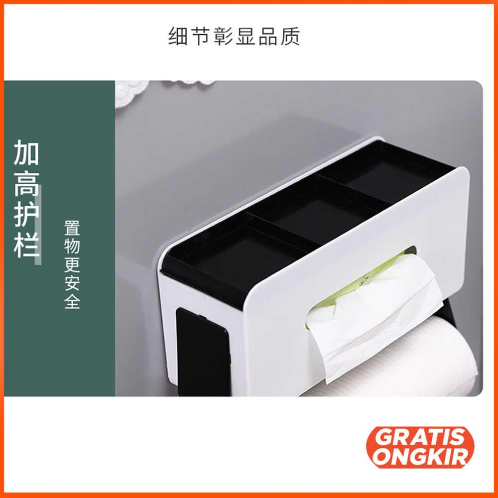 Gantungan Tempat Tisu Toilet Dapur Tissue Wall Mount - RV650