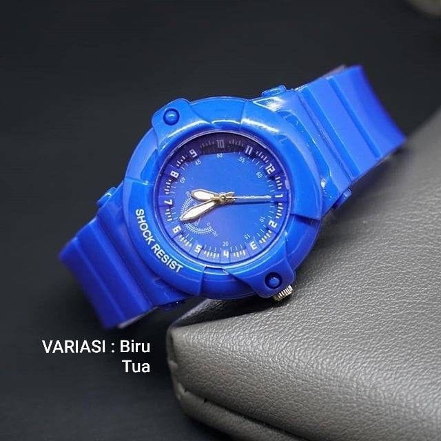 BAJ JAM TANGAN RUBBER SPORT QUARTZ ANALOG BABY-G GROSIR PRIA WANITA GK020