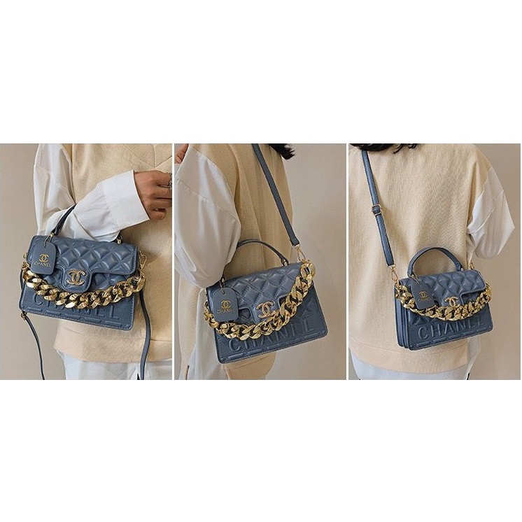 TASHAPPY EL 5276 Tas SELEMPANG Wanita Elegant Motif Rantai Ada Talpan model korea supplier tas import