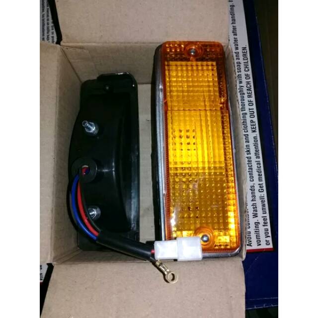 lampu sen bemper kijang doyok 4k sepasang
