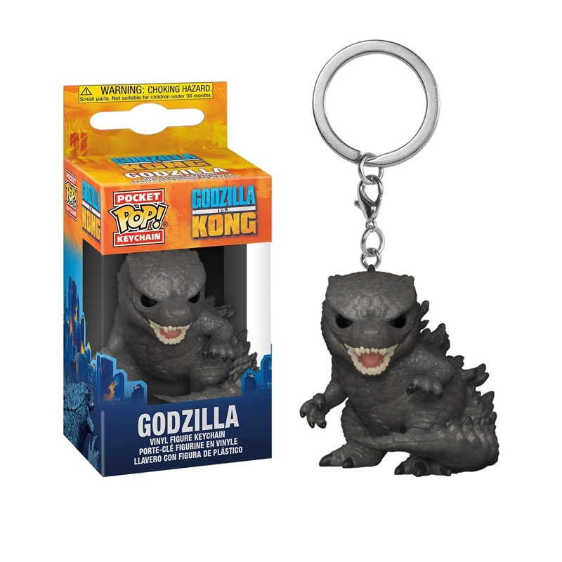 Funko POP 1pc Gantungan Kunci Action Figure King Kong VS Godzilla 2 Bahan PVC Untuk Koleksi