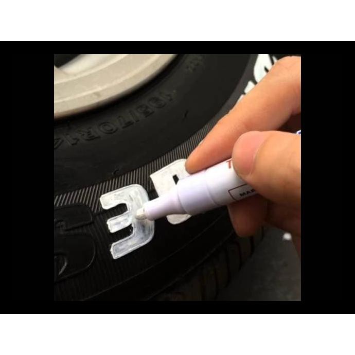 

Spidol Ban Toyo Putih - Paint Marker Toyo Kualitas Terbaik Bermutu