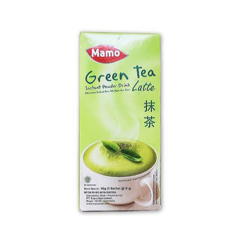 

Minuman Serbuk Instan Mamo Green Tea Latte 90gr (5s x 18gr)