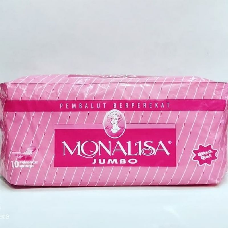 MONALISA Jumbo Pembalut Sehabis Bersalin Berperekat Ultra Gel - Isi 10