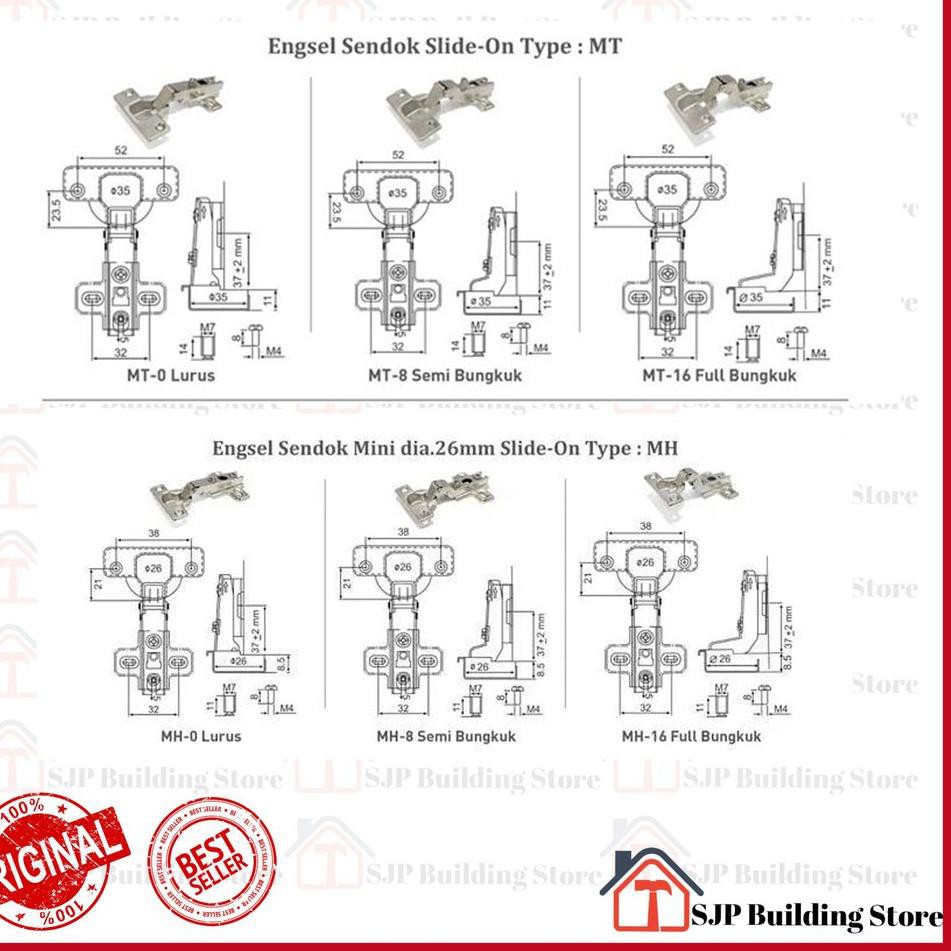 Ready.. [cod] Huben Engsel Sendok Sepasang Putih Stainless Chrome Pintu Laci Cabinet Dapur Rd