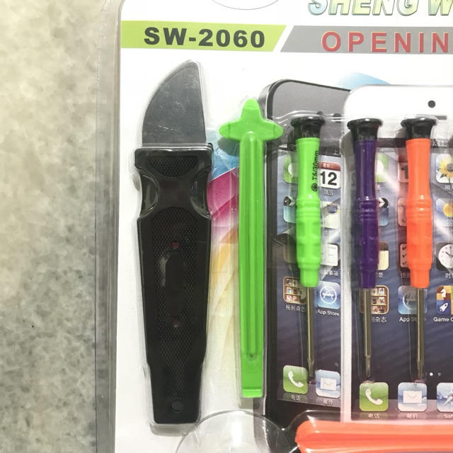 Tools Kit Obeng Smart Phone iP  Penarik LCD Karet Lengkap