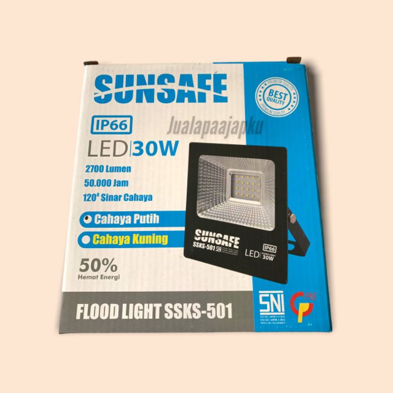 Lampu Sorot LED Sunsafe / Javotec / Ace 10 20 30 50 100 200 500 Watt