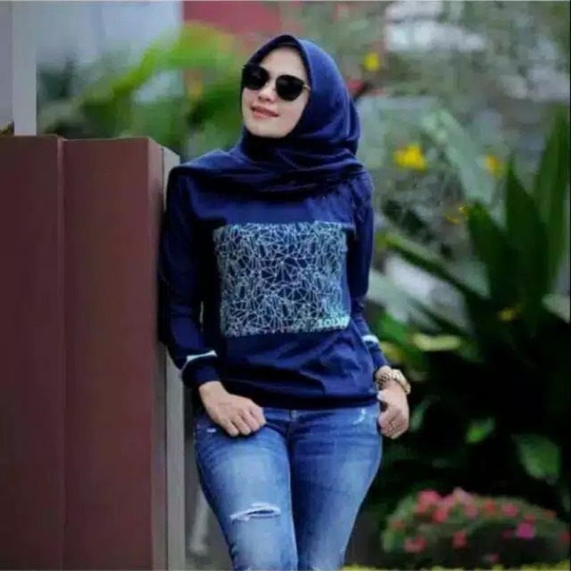 BISA COD✓ BLOUSE GRAVIT JUMBO / KAOS ATASAN ZOLAQU / ATASAN MUSLIM LENGAN PANJANG / ATASAN WANITA JU