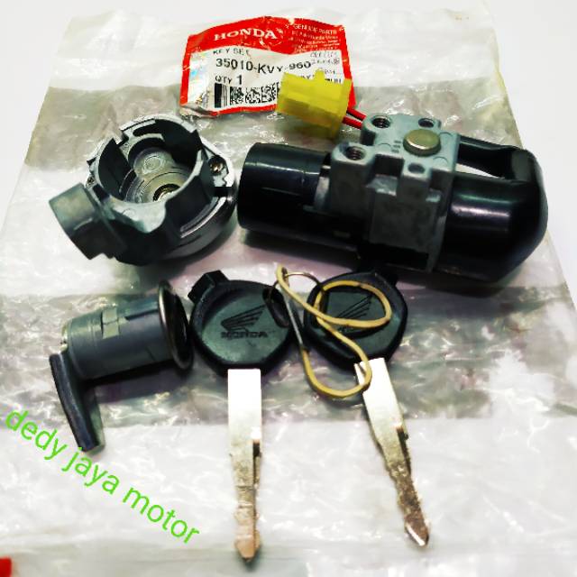 Kunci kontak set honda beat karbu produk original AHM PARTS