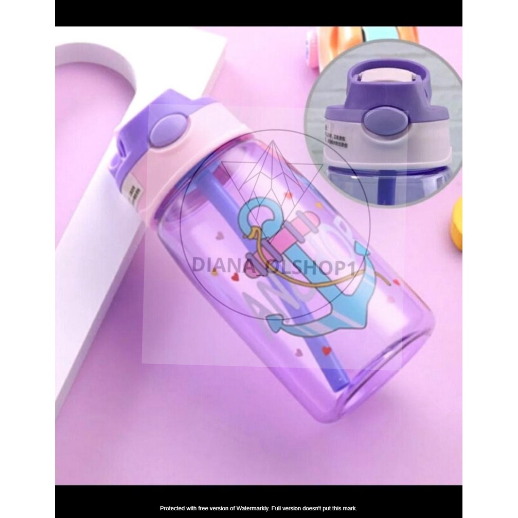 BOTOL MINUM ANAK KARAKTER ASTRONOT BPA FREE 480ML SEDOTAN