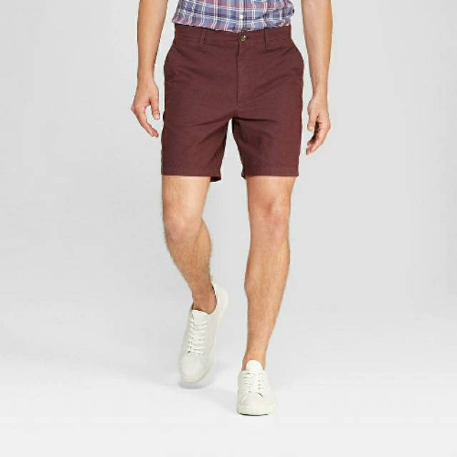 celana pendek chino short pants goodfellow flat front chino