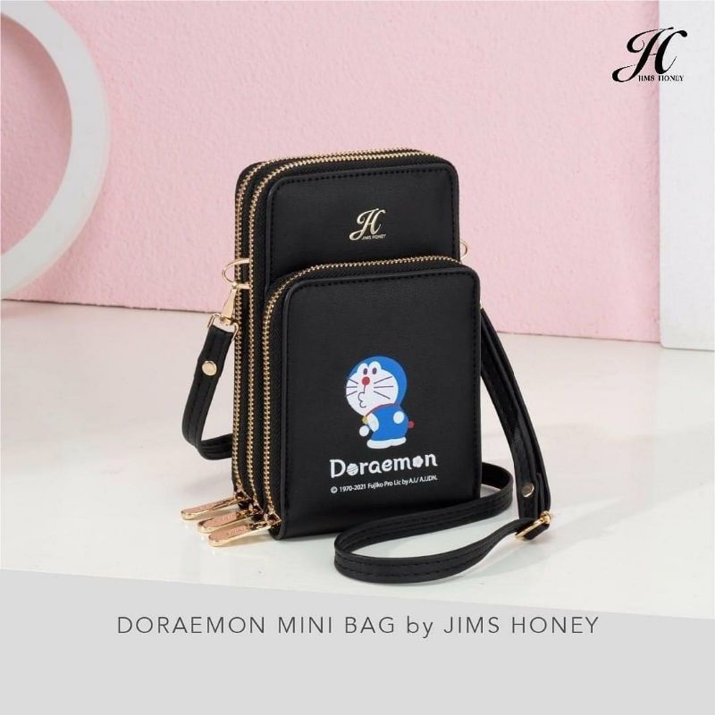 Doraemon Jims Honey Tas Selempang Wanita Realpic cod official store free box exclusive